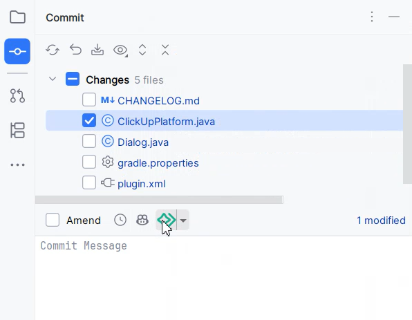 Click AI Commit By Mavka icon