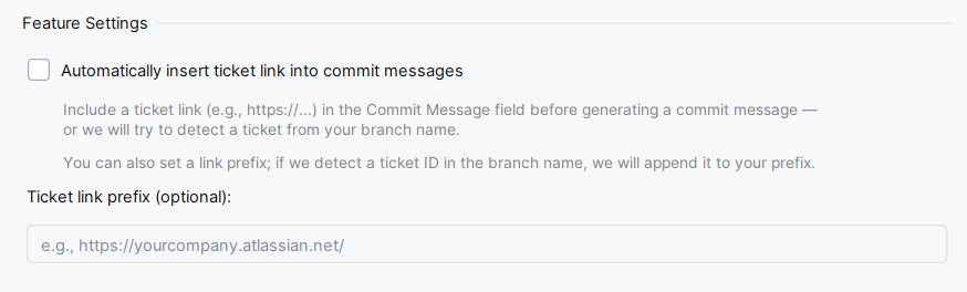 Ticket Link Feature Disabled